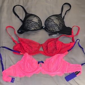 3 Victoria Secret Bras